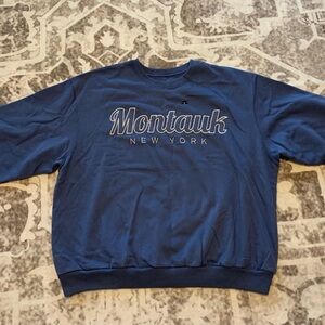 Montauk New York Blue Sweater